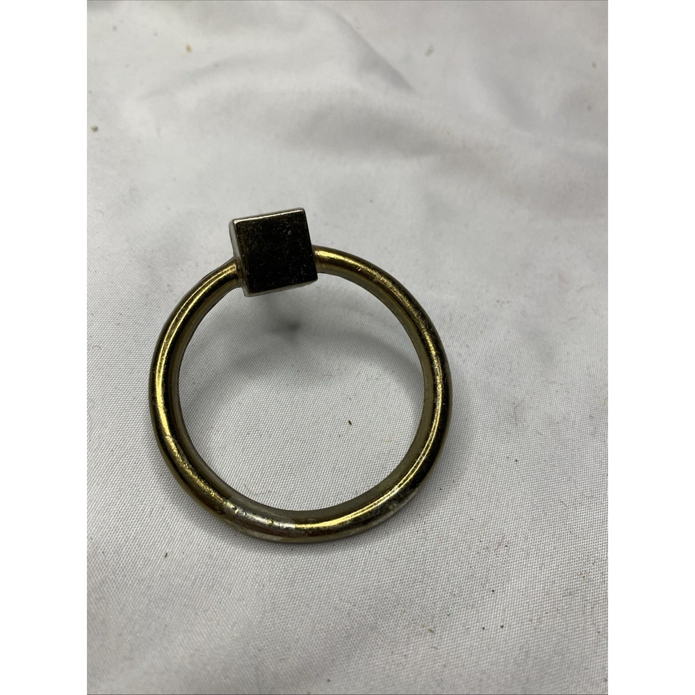 One Brass Ring Pull Handle 2 Inch